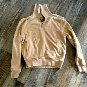 Tan 1/4 zip from Zyia